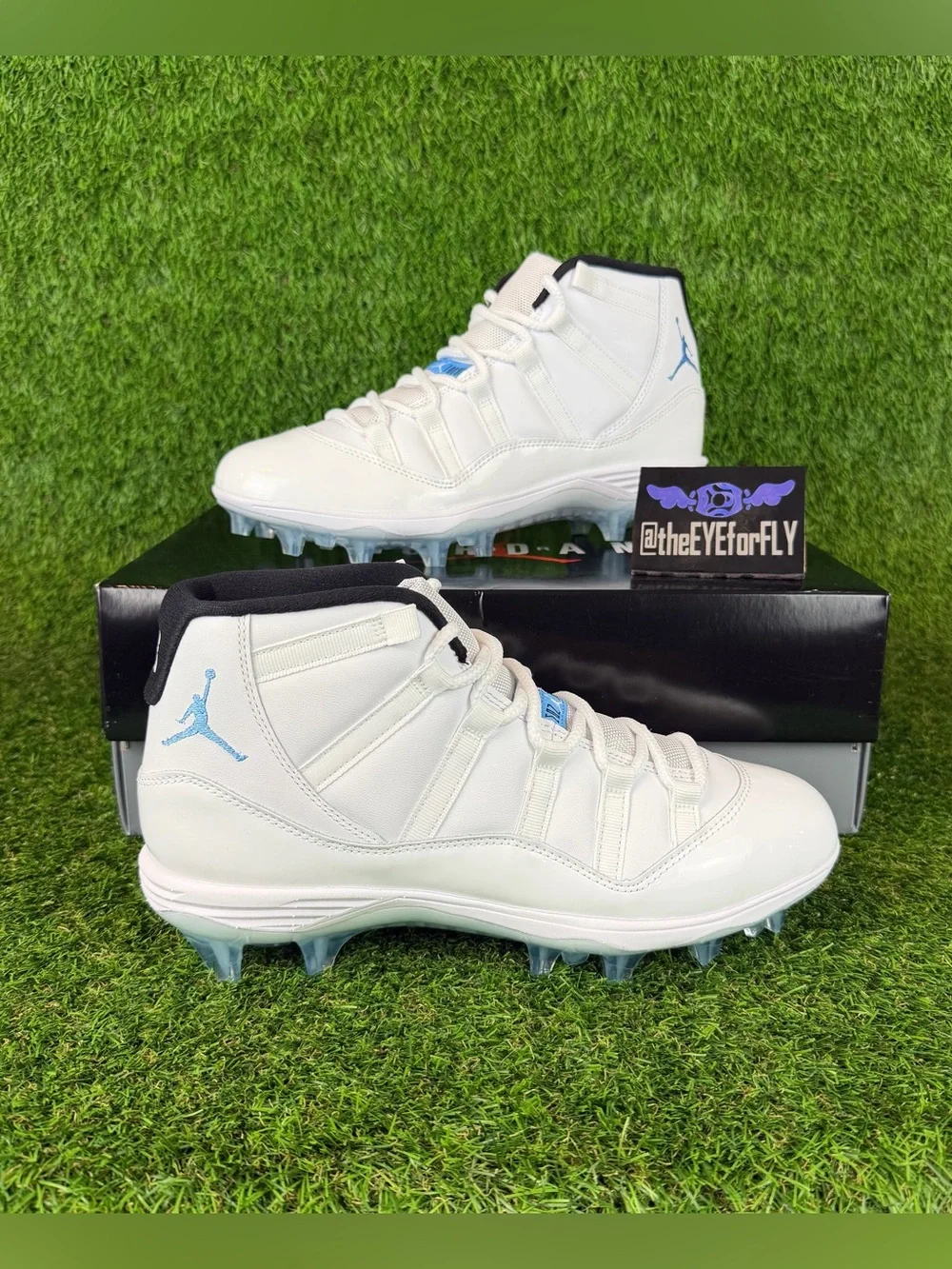 NEW Nike Air Jordan 11 Retro TD White Legend Blue Columbia HM7324-104 Men’s